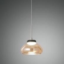 FABAS LUCE FAB-3547-40-125-01 Arabella LED Pendelleuchte Ø14cm 8W Warmweiß Amber Smartluce